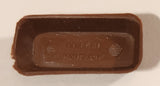 Vintage Brown Livestock Trough 1 1/4" Plastic Farm Toy