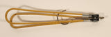 Vintage Yellow Fabric Covered Folding Metal Travel Clothes Hanger