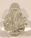 Twisted Clear Glass Bottle Stopper