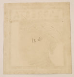 Lagresta Woman Embossed Paper Cigar Box Label