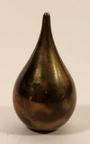 Vintage Tear Drop Shaped 1 3/4" Brass Drawer Knob Handle