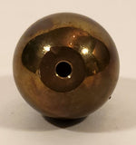Vintage Tear Drop Shaped 1 3/4" Brass Drawer Knob Handle