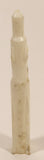 Vintage White Rocket 3" Plastic Toy