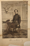 Antique Charles Wilkes Civil War Navy Trent Affair Polar Explorer Steel Engraving Photograph Painting Print By Alonzo Chappel #2298