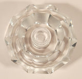 Diamond Shaped Clear Glass Perfume Bottle