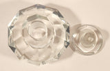 Diamond Shaped Clear Glass Perfume Bottle