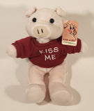 2003 American Diabetes Association Plushland Kiss-A-Pig Event Kiss Me Pink Pig 8" Stuffed Plush Toy New with Tags