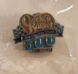 2001 Cracker Barrel Old Country Store NASCAR 500 Enamel Solid Pure Pewter Metal Lapel Pin
