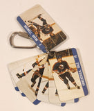 Vintage 1983 Souhaits Renaissaince Inc. NHL NHLPA Winnipeg Jets Ice Hockey Players Flip Book Keychain Key Ring