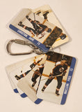Vintage 1983 Souhaits Renaissaince Inc. NHL NHLPA Winnipeg Jets Ice Hockey Players Flip Book Keychain Key Ring