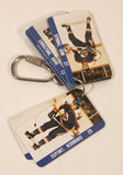 Vintage 1983 Souhaits Renaissaince Inc. NHL NHLPA Winnipeg Jets Ice Hockey Players Flip Book Keychain Key Ring