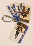 Vintage 1983 Souhaits Renaissaince Inc. NHL NHLPA Winnipeg Jets Ice Hockey Players Flip Book Keychain Key Ring