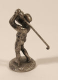 Fame Products Golfer Swinging Golf Club 2" Pewter Metal Chess Figure Replacement Piece