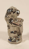 Vintage Lion Holding Castle Crest Shield Letter F 1 5/8" Heavy Metal Figurine Letter Stamp