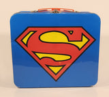 DC Comics Blue Superman Tin Metal Lunch Box