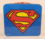 DC Comics Blue Superman Tin Metal Lunch Box