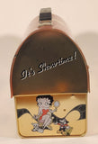2003 Vandor King Features Syndicate Betty Boop It's Showtime! Boop-oop-a-doop Dome Tote Tin Metal Lunch Box