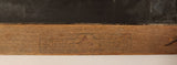 Antique School Double Sided Handheld Student 5 1/2" x 8" Personal Wood Framed Black Slate Chalkboard