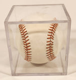 1990s Rawlings Cal Ripkin Jr. #8 Baltimore Orioles Official Ball American League Gene A. Budig Baseball in Display Case