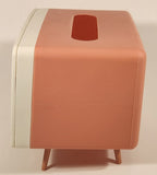 Cell Phone Holder Television Shaped Pink and White Plastic Tissue Napkin Box