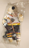 1992 Meadowlanders Bobo The Pro Bear NHL Vancouver Canucks Teddy Bear 21" Stuffed Plush Toy with Wood Hockey Stick with Tags New in Bag