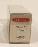 Wiking Mercedes-Benz LKW L 10000 Truck Dark Red Brown 1/87 Scale Die Cast Toy Car Vehicle New in Box