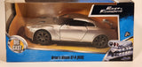 2015 Jada Fast & Furious Brian's Nissan GT-R (R35) Silver Grey Die Cast Toy Car Vehicle New in Box