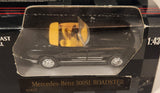 1999 New Ray Classic Cruiser Collection Mercedes-Benz 300SL Roadster Convertible black 1/43 Scale Die Cast Toy Car Vehicle New in Box