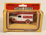 1983 Lledo Days Gone Firestone 1926 Packard Van Truck Red and White Die Cast Toy Car Vehicle New in Box
