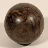 Bamboo Leaf Jasper Carved Polished Stone 2 1/4" Sphere Ball
