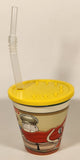 2020 DFO Denny's The Grand Slams Bacon Plastic Cup With Lid and Bendable Straw Plus 4 1/2" Mascot Toy Figure