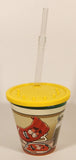 2020 DFO Denny's The Grand Slams Bacon Plastic Cup With Lid and Bendable Straw Plus 4 1/2" Mascot Toy Figure