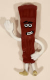 2020 DFO Denny's The Grand Slams Bacon Plastic Cup With Lid and Bendable Straw Plus 4 1/2" Mascot Toy Figure