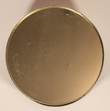 Scottish Red and Green Tartan Kilt Pattern Round 6 1/2" Tin Metal Container Christmas Gift Box