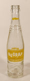 Vintage Nugrape "A Flavour You Can't Forget" 9 1/2" Tall 10 Fl oz Clear Glass Soda Pop Beverage Bottle