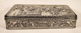 Vintage Teniers Large Embossed Tin Metal Container