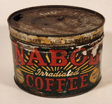 Vintage Nabob Irradiated Coffee Roaster Fresh The Same Famous Flavor Tin Metal Container