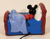 Westclox Disney Mickey Mouse and Pluto Laying in Bed Shaped Digital Alarm Clock