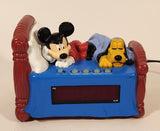 Westclox Disney Mickey Mouse and Pluto Laying in Bed Shaped Digital Alarm Clock
