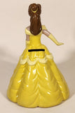 1990s Disney The Beauty and the Beast Princess Belle 7" Tall Vinyl Coin Bank with Moveable Right Arm