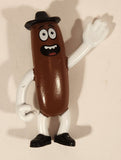 2020 DFO Denny's The Grand Slams Sausage Plastic Cup With Lid and Bendable Straw Plus 3" Mascot Toy Figure