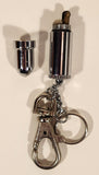 Metal Bullet Cigarette Lighter Clip On Keychain