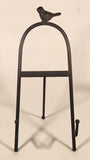 Bird Figural 10 1/2" Tall Cast Iron Display Stand