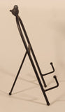 Bird Figural 10 1/2" Tall Cast Iron Display Stand