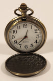 Pirate Engraved Quartz Pocket Watch