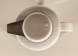 Blue Red Yellow Flower Pattern White 10 1/2" Thermal Water Pitcher Jug