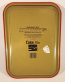 1991 Coca Cola Norman Rockwell Barefoot Boy 10 1/4" x 13 3/4" Metal Beverage Serving Tray