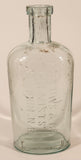 Antique Fellows & Co Chemists St. John N.B. 7 3/4" Tall Embossed Glass Medicine Bottle
