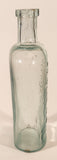 Antique Fellows & Co Chemists St. John N.B. 7 3/4" Tall Embossed Glass Medicine Bottle