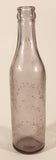 Rare Antique The Cobalt Aerated Water Co. Cobalt, Ontario 9" Tall Embossed Amethyst Glass Bottle